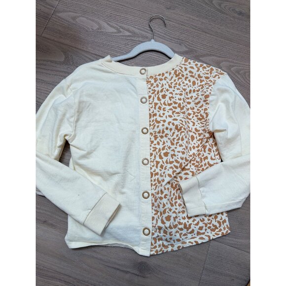 Finding Foxtale Girls 2-Piece Animal Print Shirt & Skirt Set Size 12 Cotton Blen - Picture 5 of 6